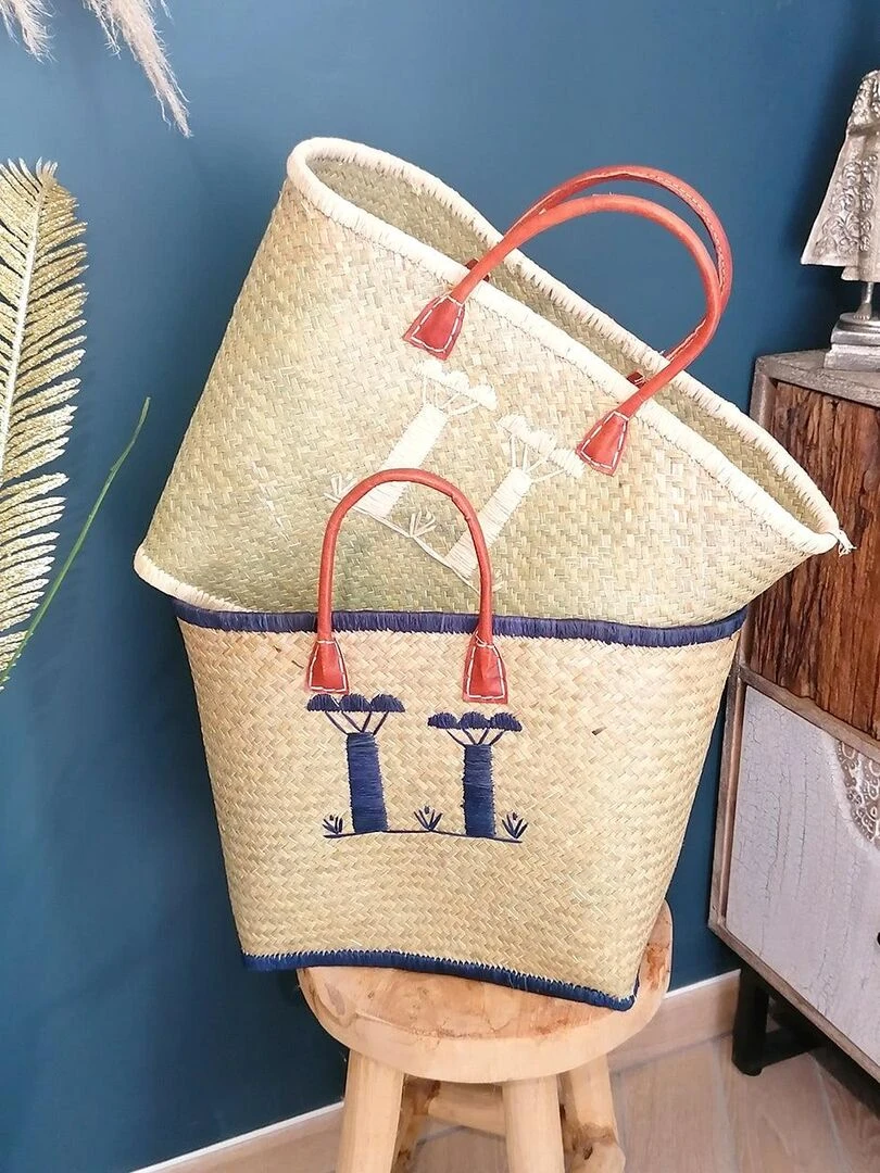 Panier Baobab MM Naturel   Beige