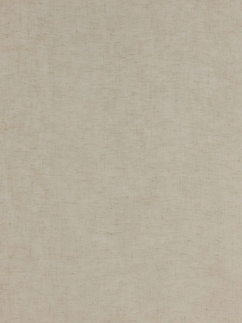 Rideau voilage tamisant en poly lin   Ecru