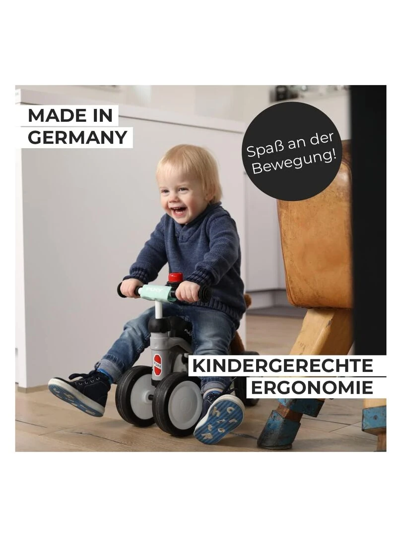 Trotteur  sac  clochette  rembourrage PUKYLINO Bundle gris pâle / menthe   N/A