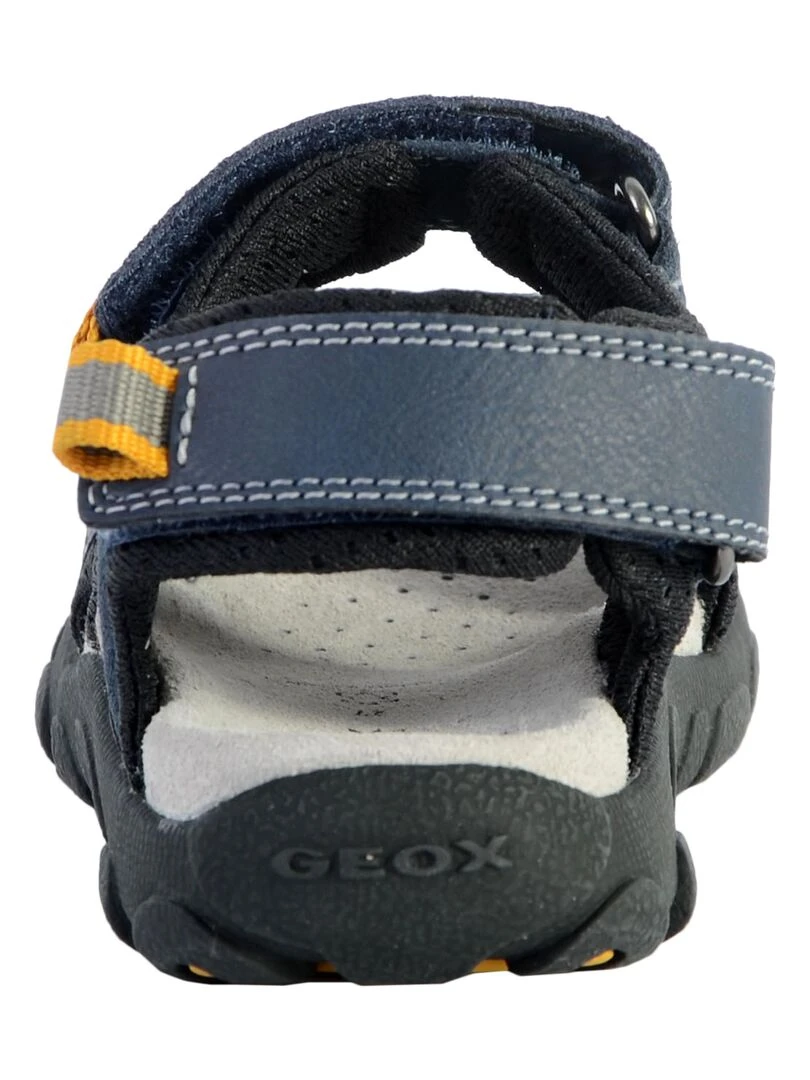 Sandales Cuir Enfant Geox Strada   Bleu