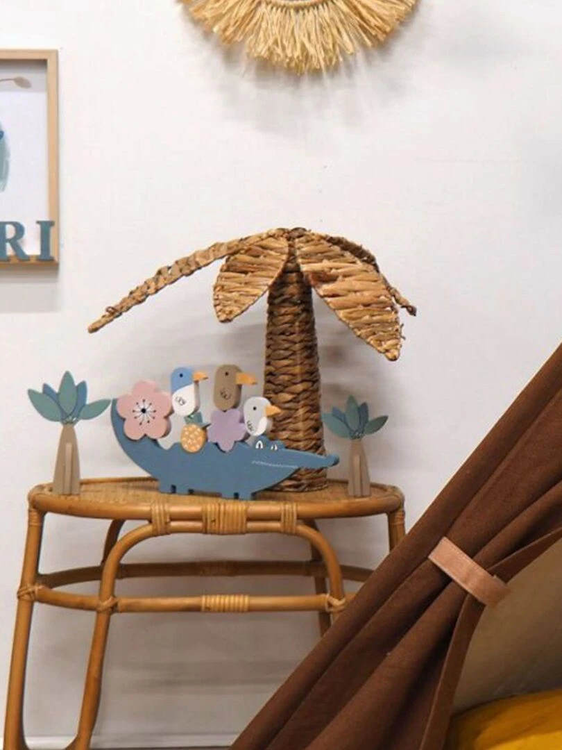 Jeu d'équilibre en bois crocodile   N/A