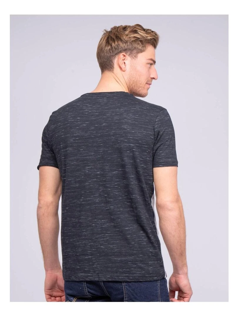 T shirt col rond NAJORO Bleu marine