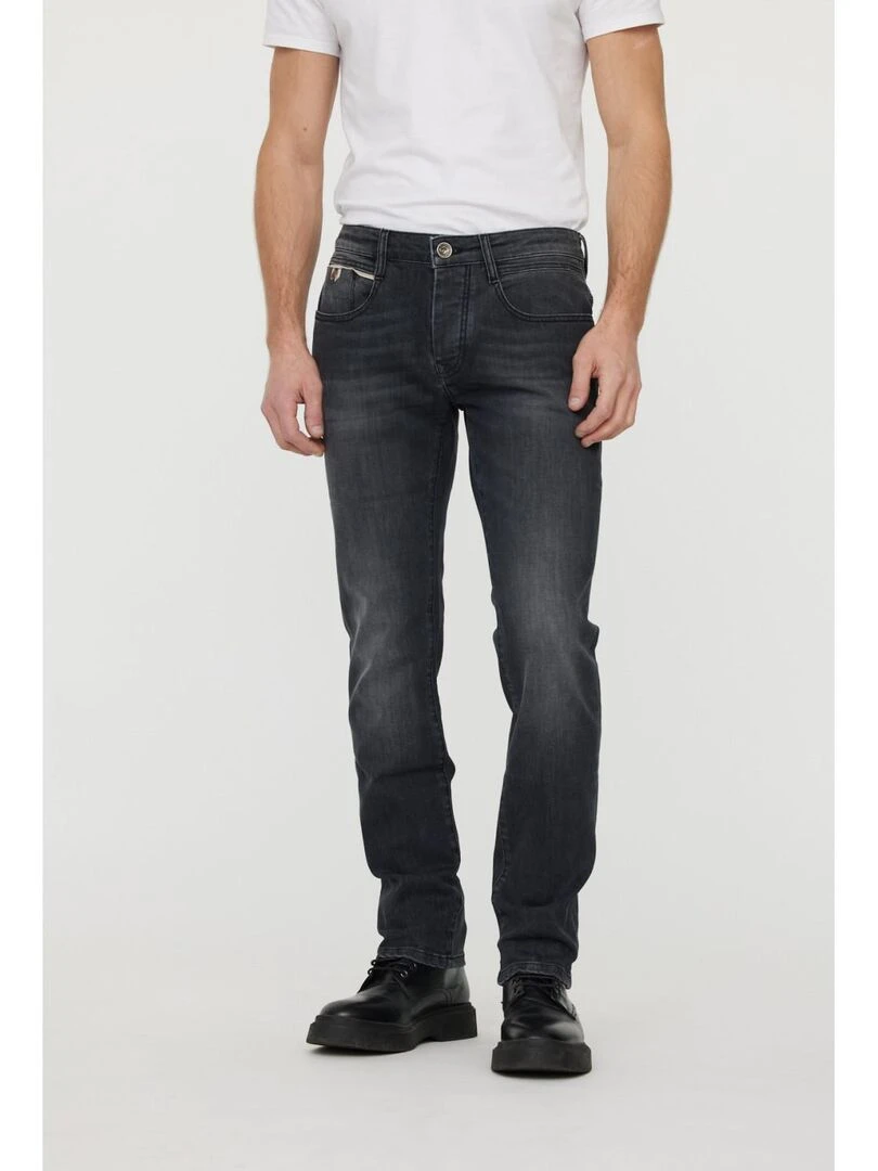Lee Cooper Jean coton straight LONGJOHN Noir