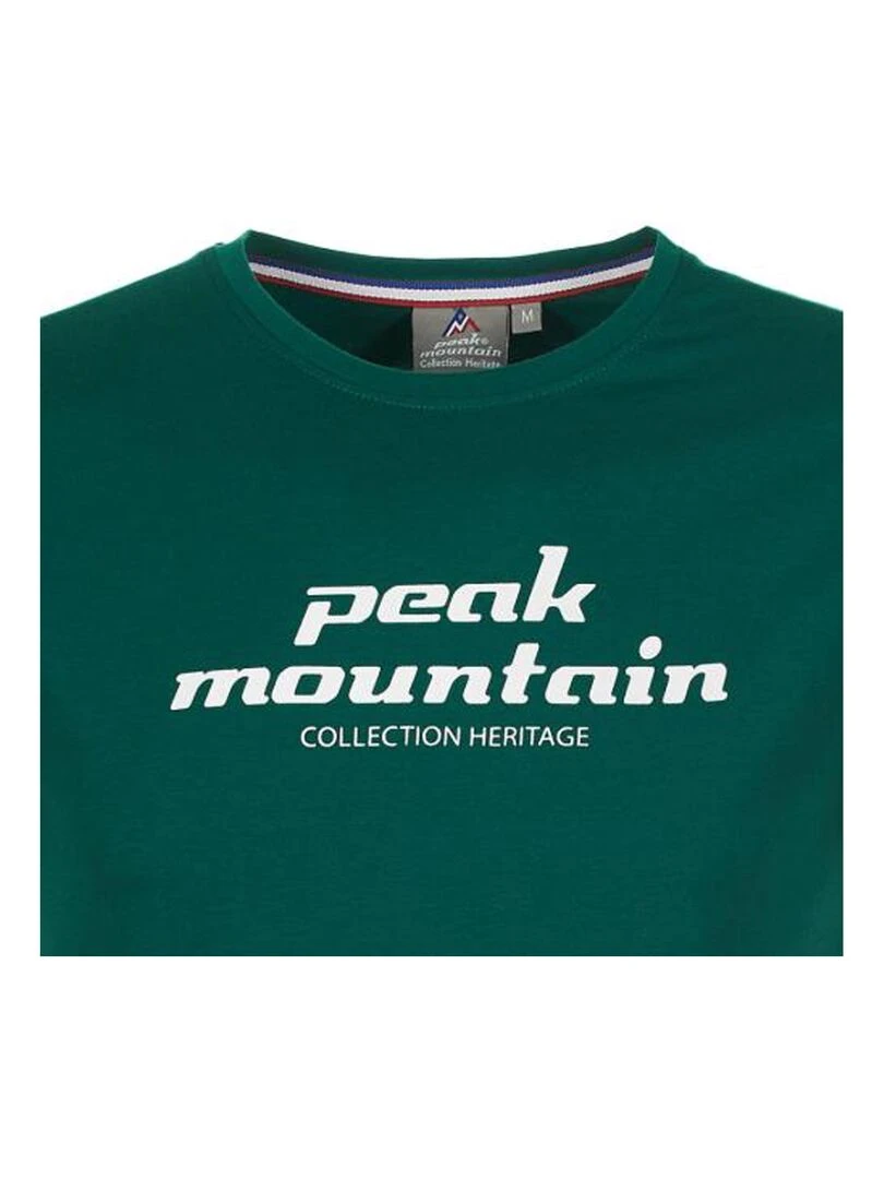 T shirt manches courtes homme COSMO   PEAK MOUNTAIN   Vert