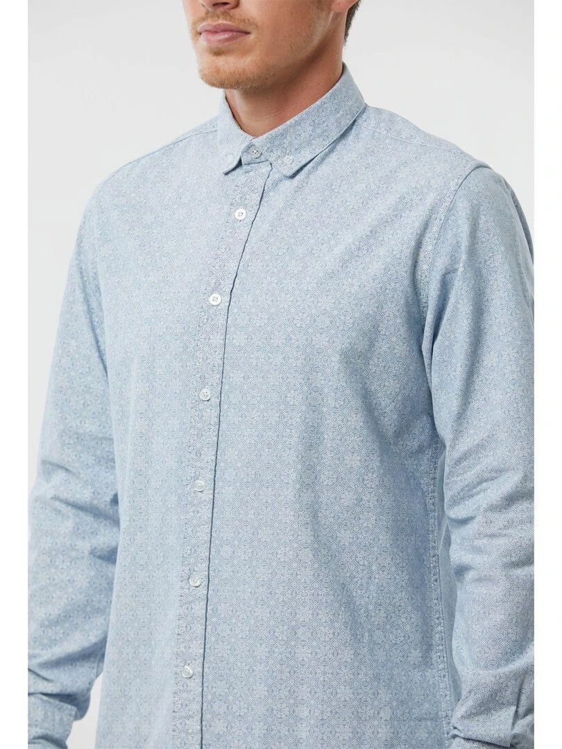 Lee Cooper   Chemise manches longues coton  DEGEL   Bleu