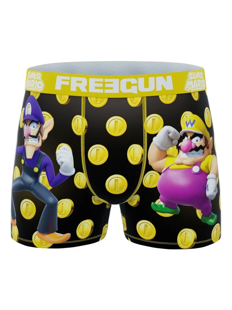 Lot de 3 boxers enfant Super Mario Bros Freegun   Rouge