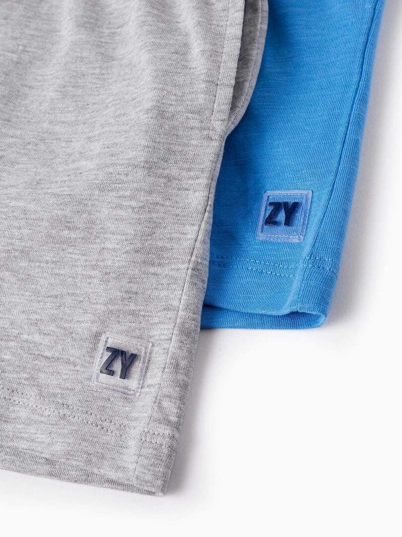 2 Pantalon de Sport en Coton pour Bébé Garçon   Bleu foncé