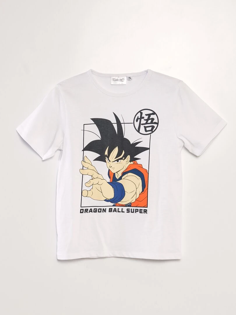 T shirt 'Dragon ball' blanc