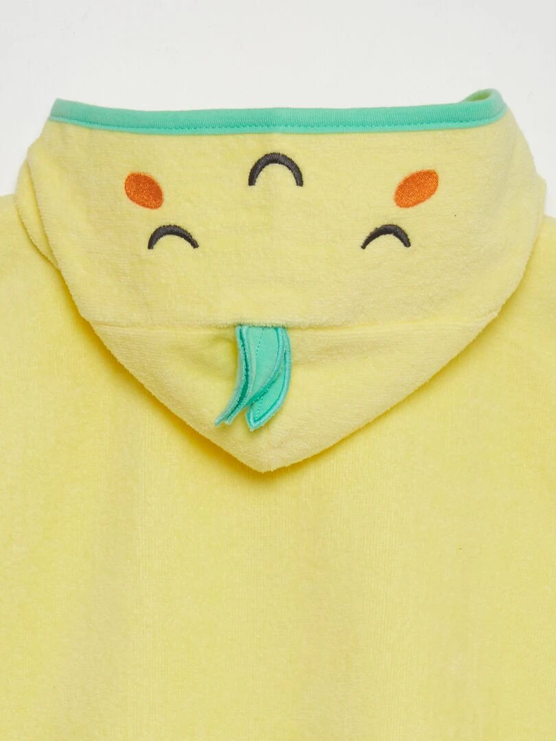 Cape de bain à capuche   Jaune