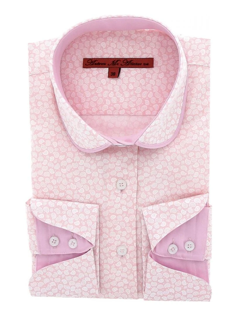 Chemise imprimée HERMIONE Rose