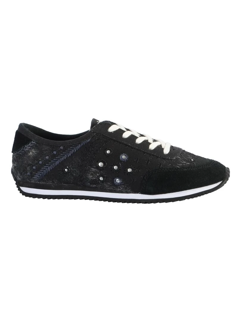 Basket Cuir Desigual Royal Noir