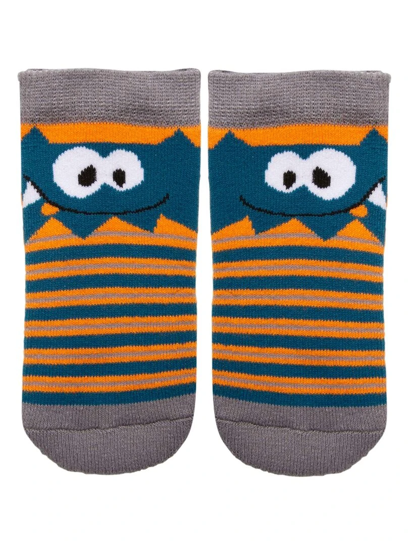 Chaussettes antidérapantes monstre 19/26 Multicolore