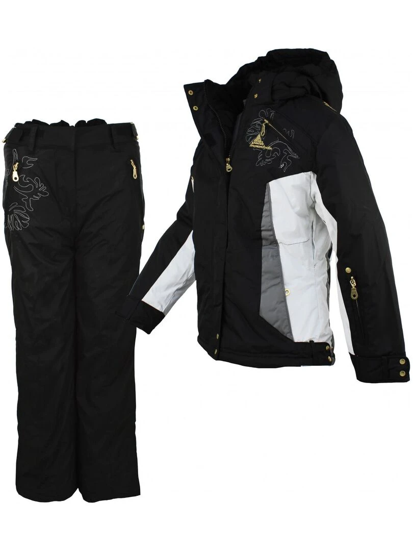 Ensemble de ski fille GAFINITY PEAK MOUNTAIN Noir Noir