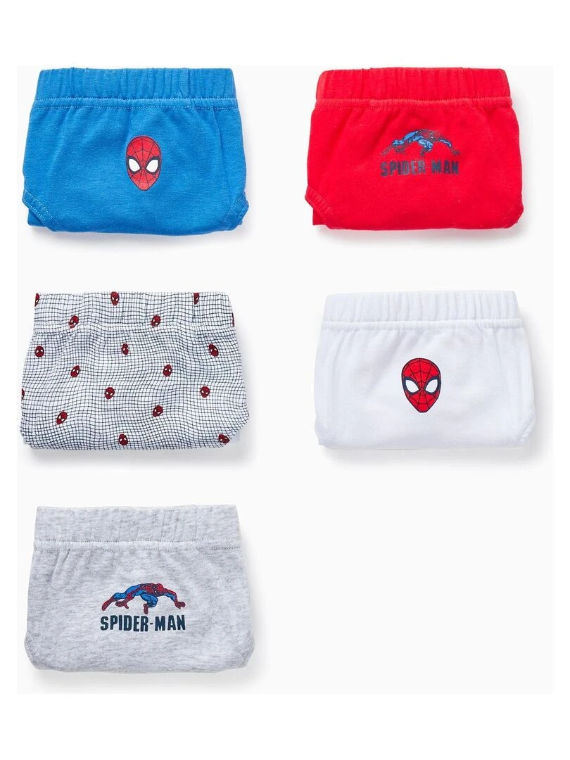 Ensemble de cinq culottes Spider man 'Zippy' Multicolore
