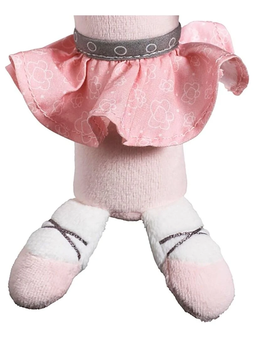 Hochet Petite souris danseuse étoile en velours Rose   SAUTHON   Rose