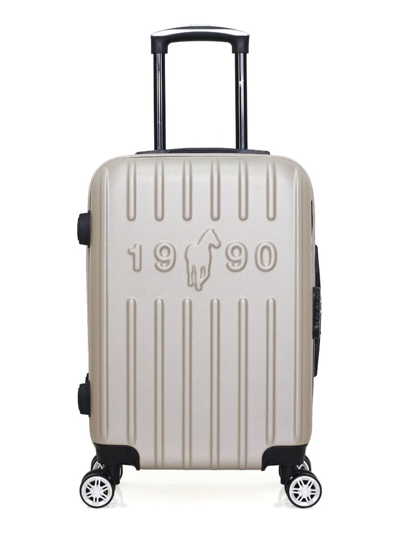 GENTLEMAN FARMER VALISE CABINE ABS ARCHIE 4 ROUES 55 CM Beige