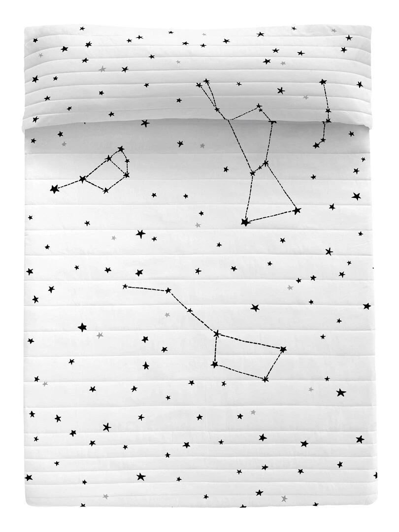 Couvre lit Constellation "Happyfriday"   Blanc