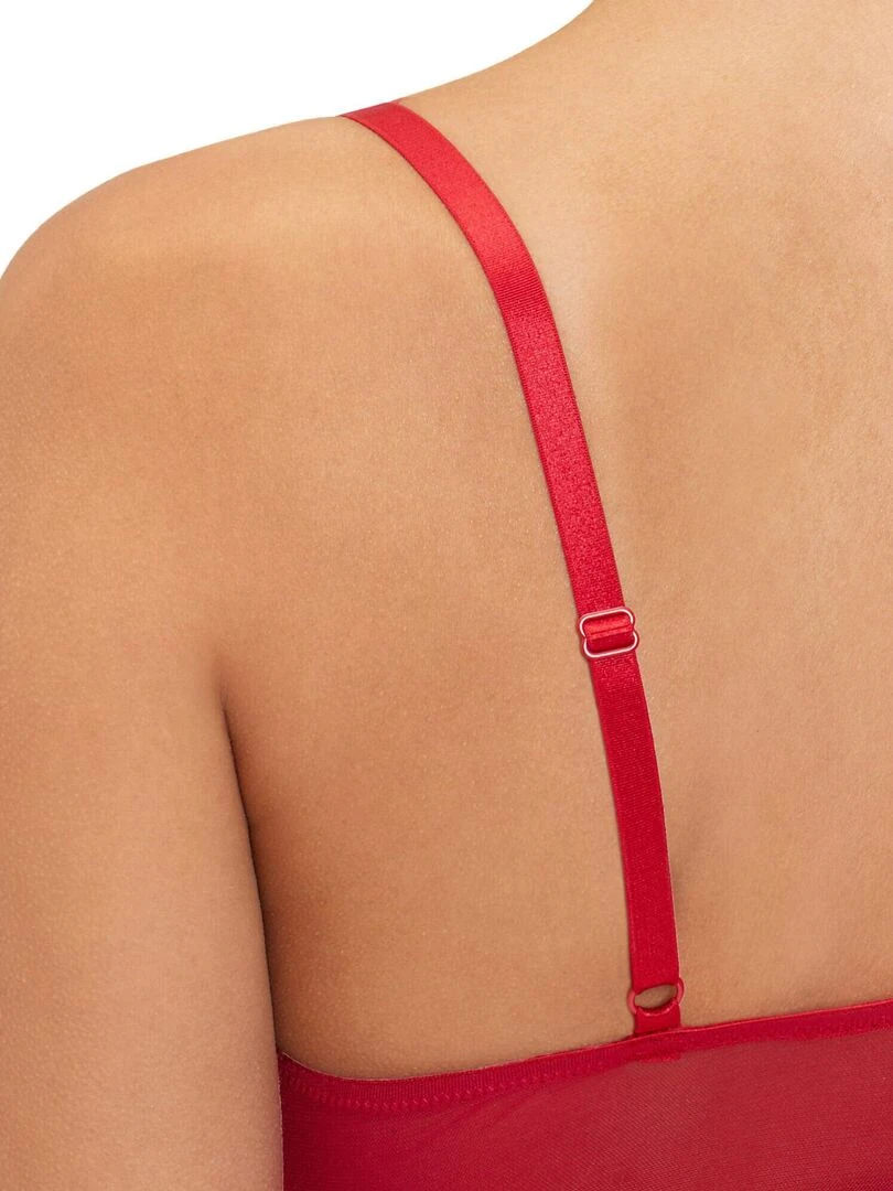 Négligé push up rouge Tentation   Rouge
