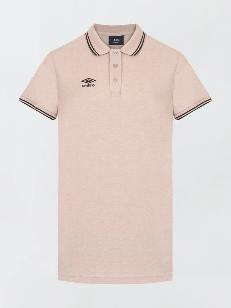 Polo 'Umbro' en piqué de coton Marron