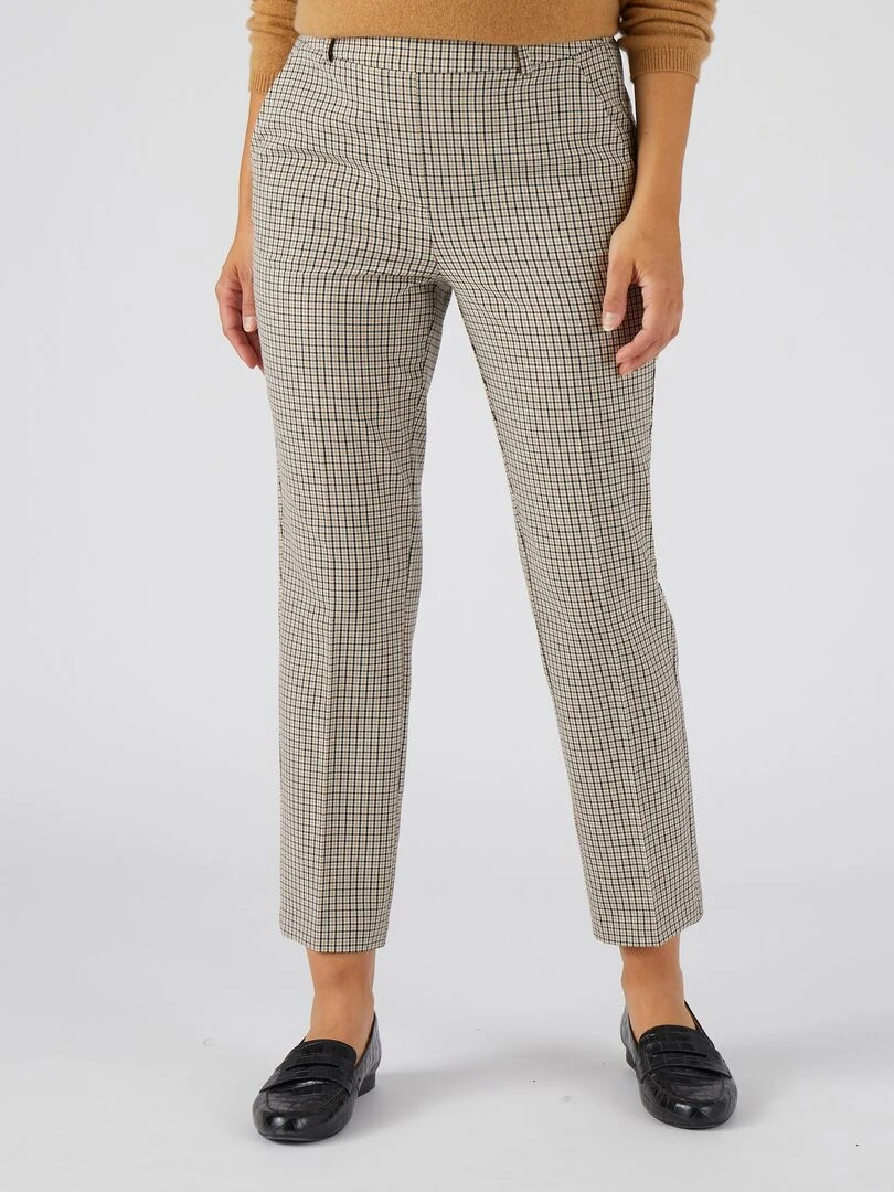 Pantalon 7/8ème bi stretch Damart Beige clair