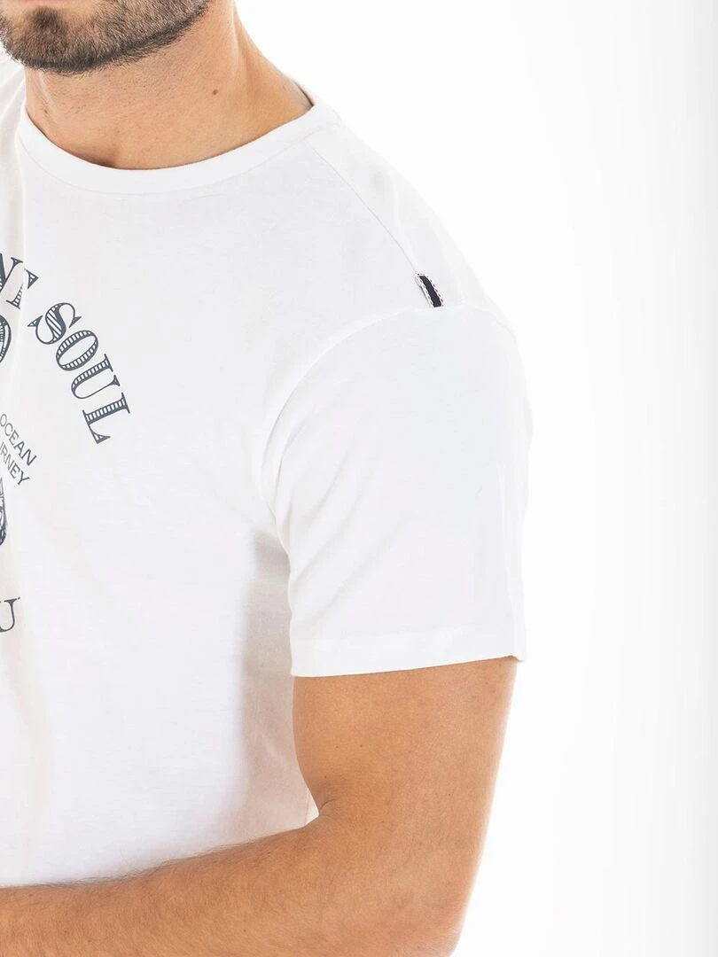 T shirt yachting CAI 'Rica Lewis'   Blanc