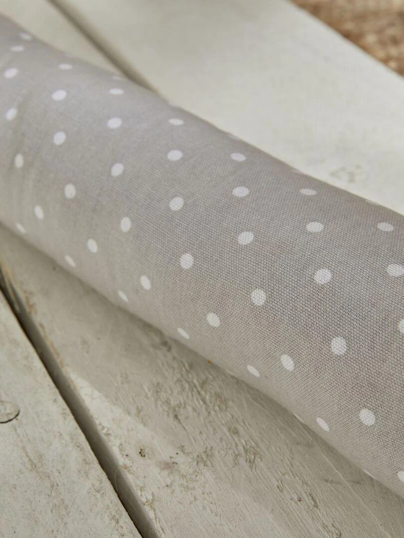 Bas de porte imprimé 'CHARME' 'TODAY'   Gris clair