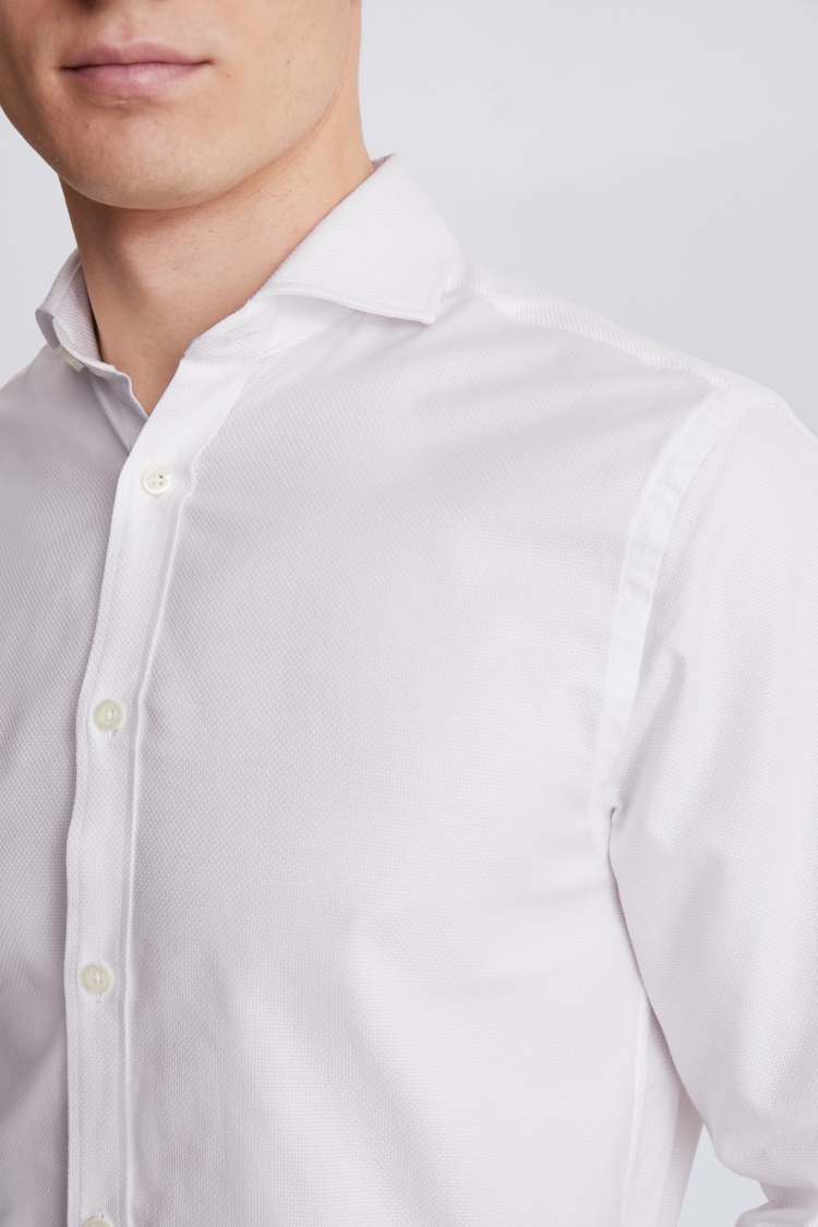Tailored Fit Light Blue Stretch Shirt   Buy Online at Moss