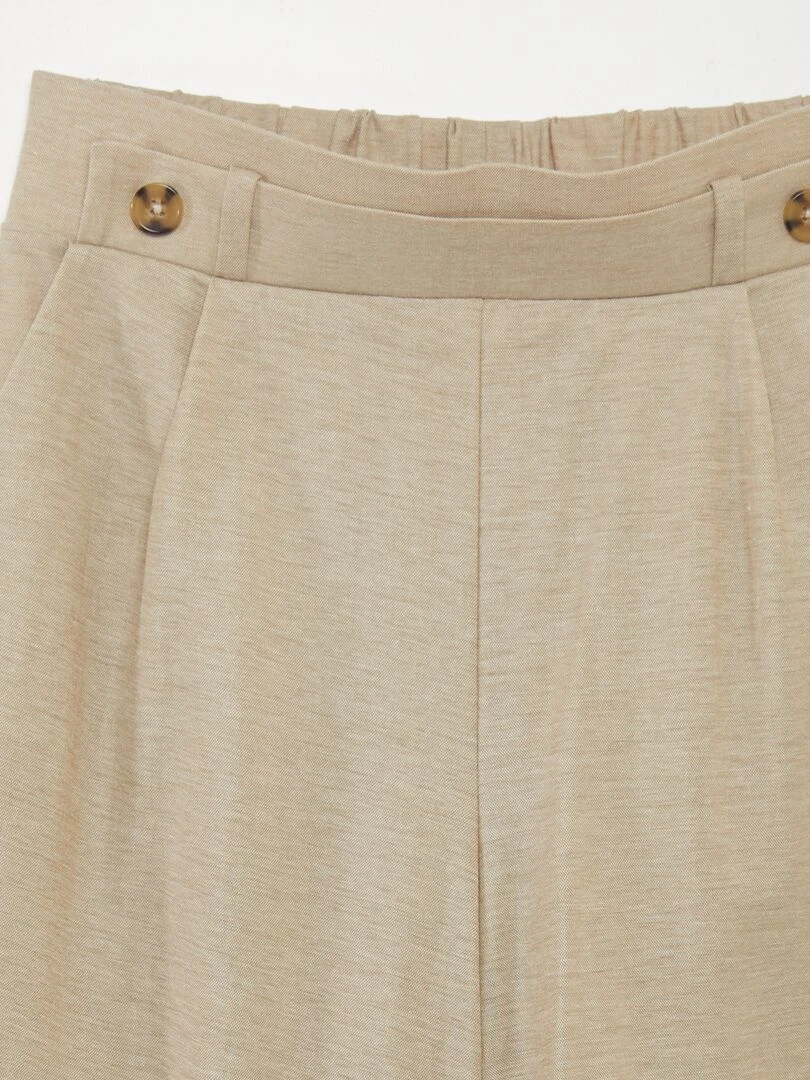 Pantalon large 'JDY' Beige