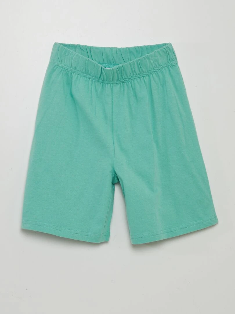 Ensemble de pyjama court 'Super Mario'   2 pièces   Vert