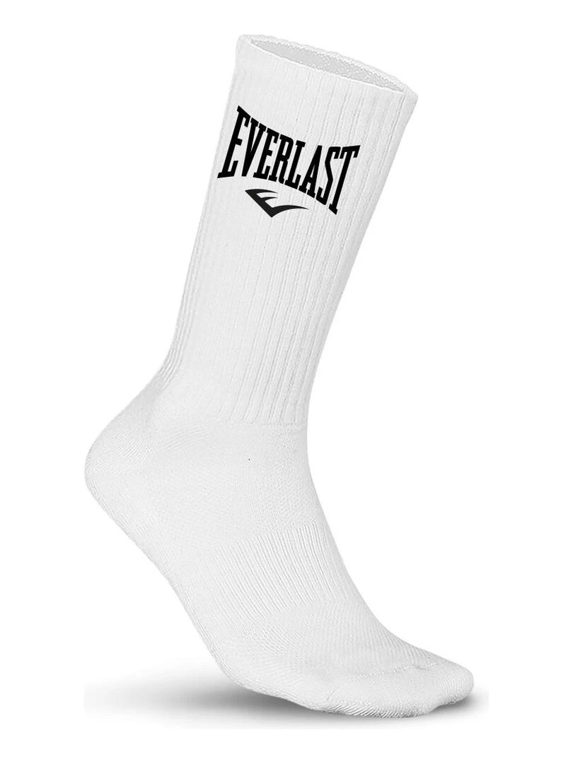 Lot de 12 Paires de Chaussettes Tennis assorties Everlast   Noir