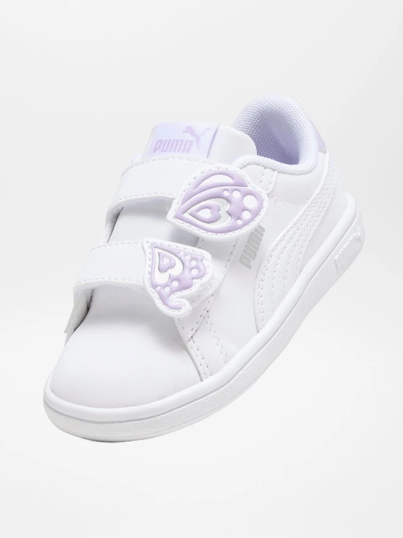 Basket papillon 'Puma'   blanc