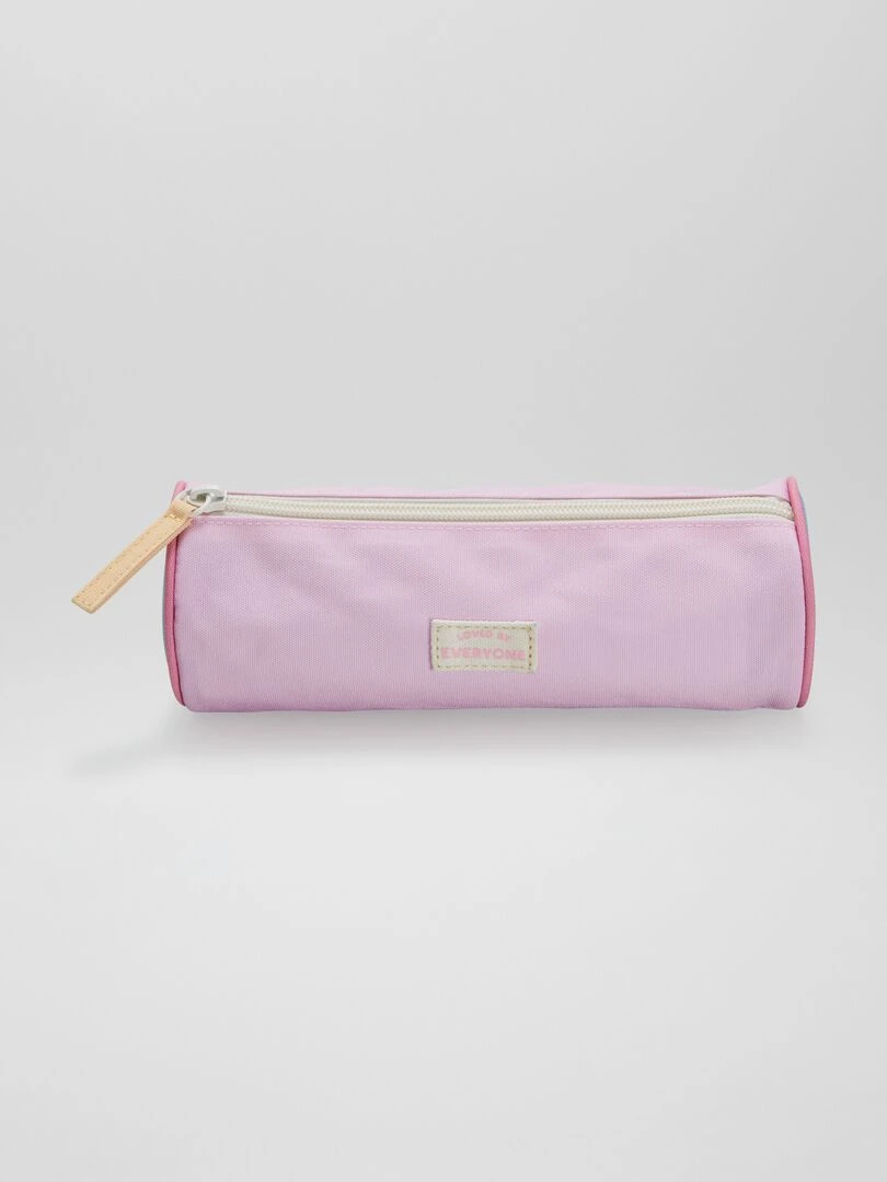 Trousse ronde Rose clair