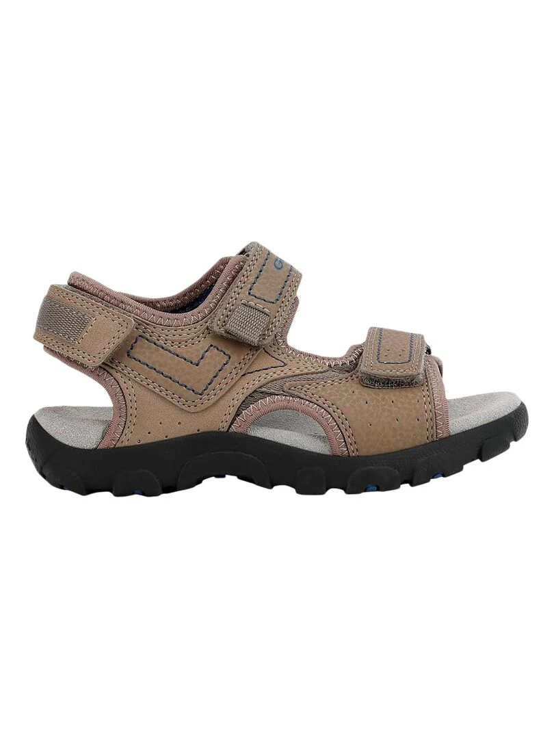 Sandales Geox EnfantGarçons J S. Strada A Wax.Syn2+PR.DBK Beige