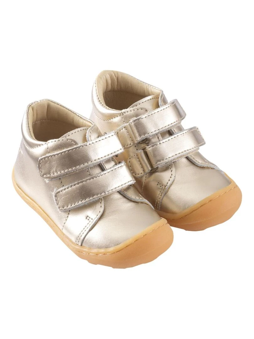 Chaussures premiers pas cuir Pumpy Doré/or