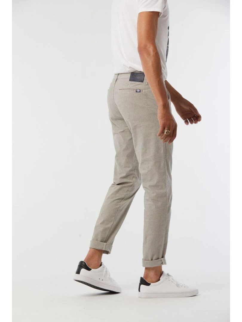 Lee Cooper   Pantalon coton slim NEILS   Beige sable