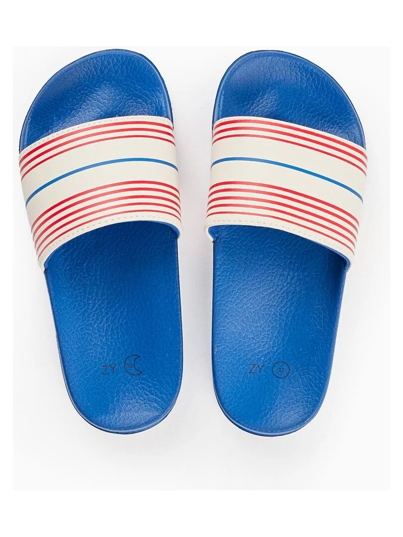 Tong de plage pour garçon Bleu
