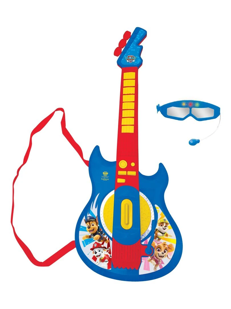 Guitare Électronique Lumineuse Pat’patrouille Avec Lunettes Équipées D'un Micro N/A