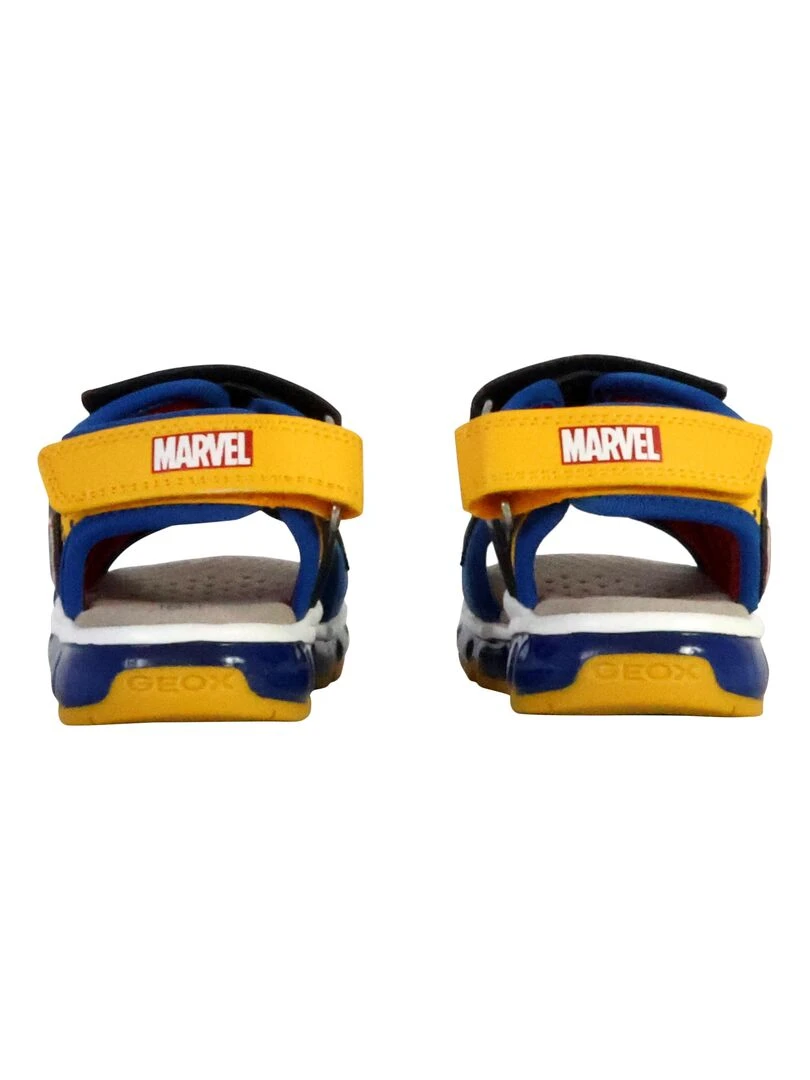 Sandales Cuir Enfant Geox Android   Bleu marine