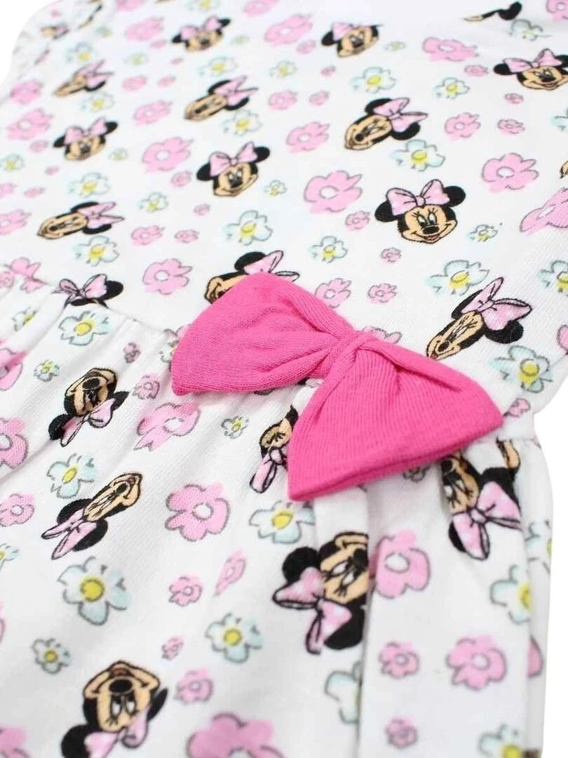 Disney   Ensemble T shirt legging bébé fille Imprimé Minnie   Rose fushia