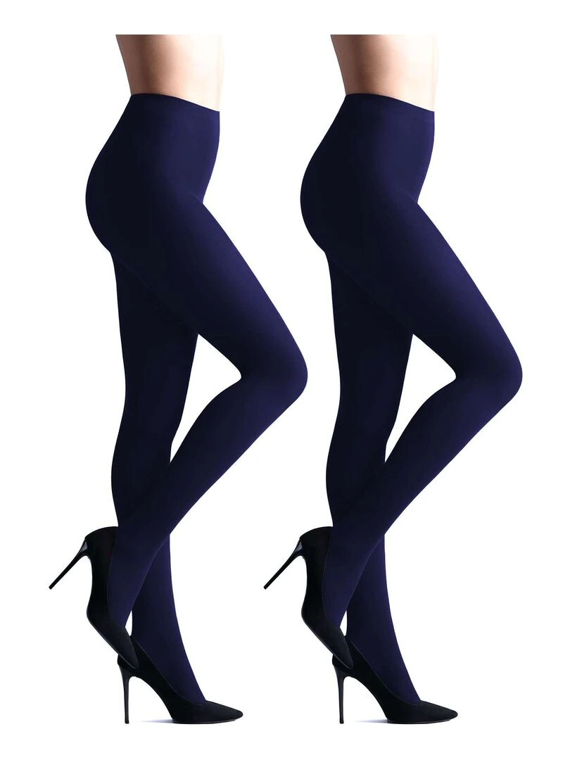 Giulia Samba 40den (Multipack) Opaque Collant Navy XL Bleu marine