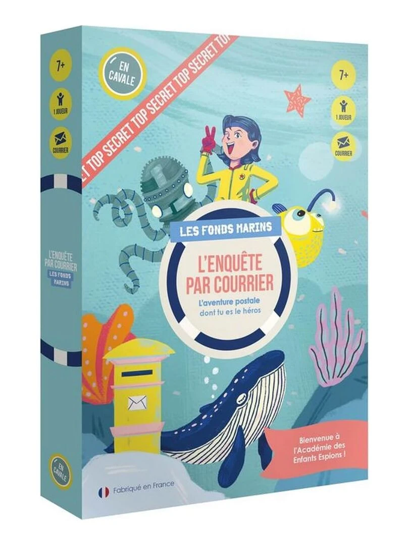 L'enquête par courrier : les fonds marins :enfant N/A