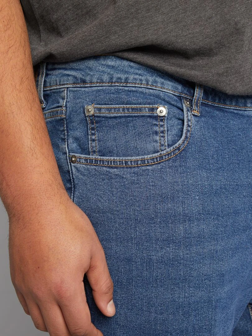 Jean droit à 5 poches   L30   Stone