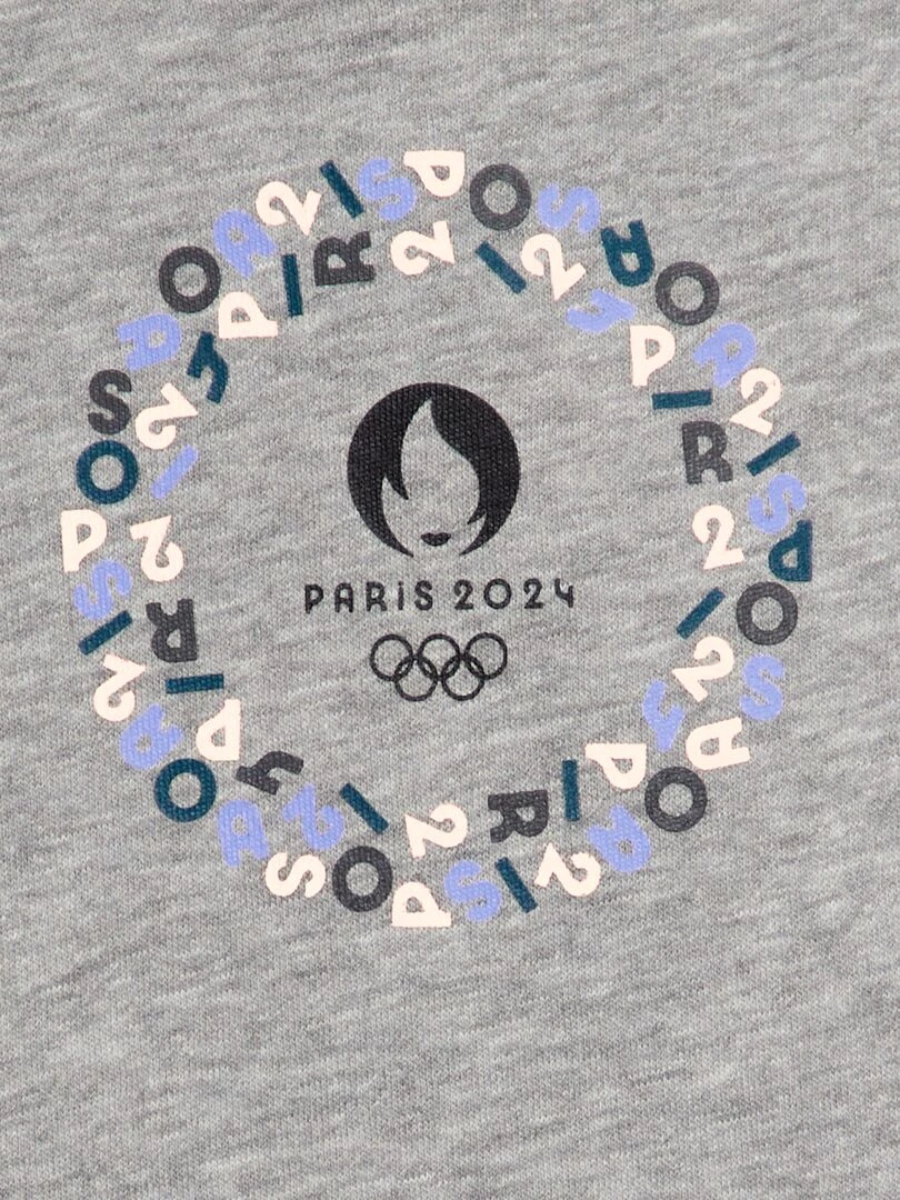Sweat en molleton   Paris 2024   Blanc