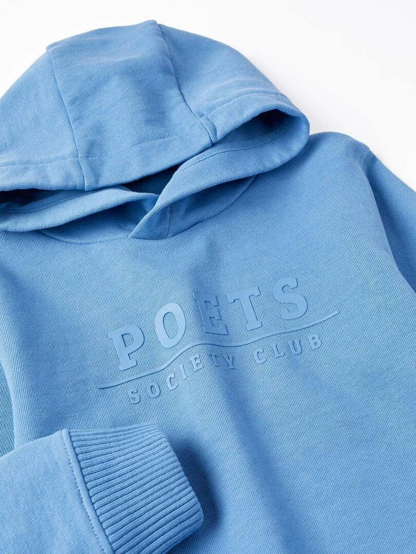 Sweat à capuche great world 'Zippy'   Bleu