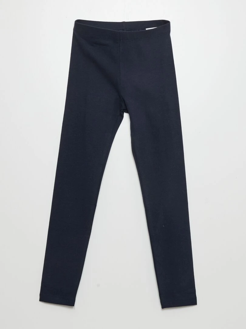 Legging long et stretch bleu marine