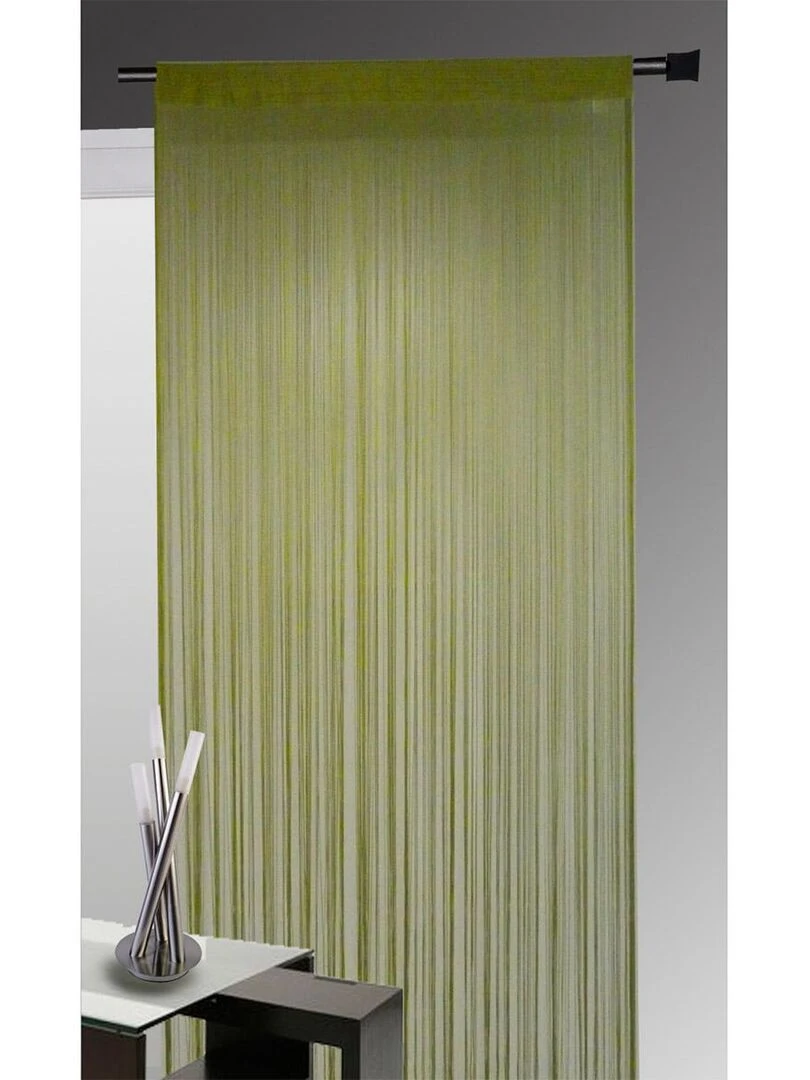Rideau à Fils Spaghetti Vert clair