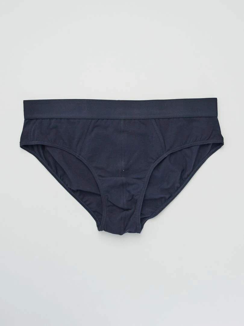 Lot de 3 slips unis   Marine