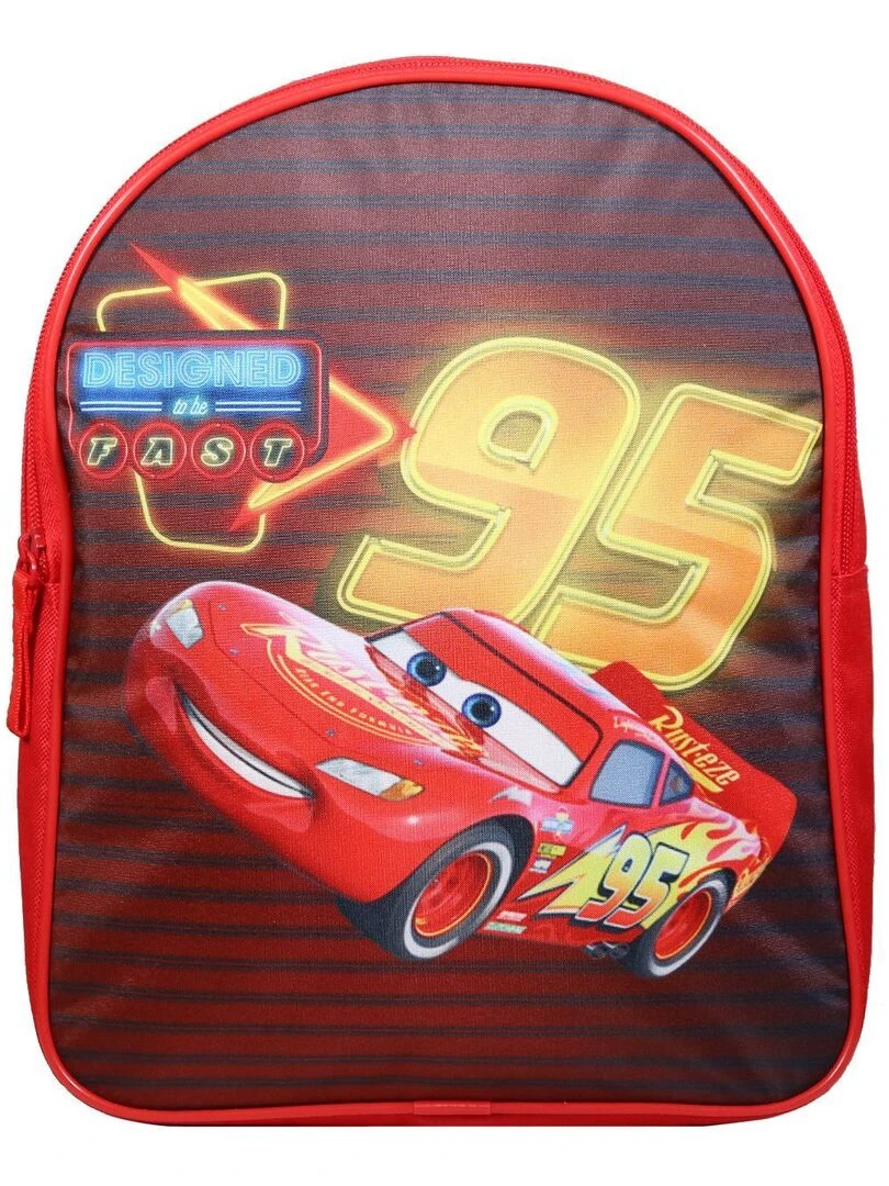 BAGTROTTER Sac à dos gouter maternelle 31 cm Disney Cars Rouge Rouge