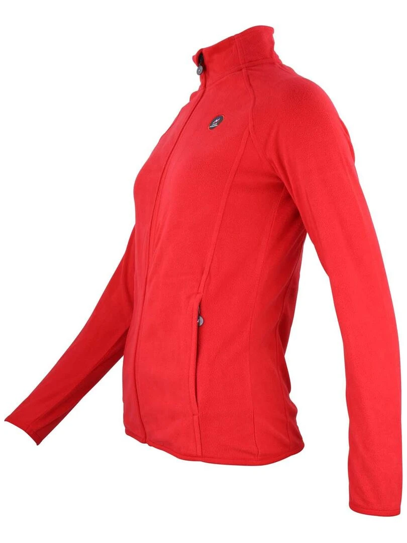 Sweat polaire femme AFONOR   Rouge