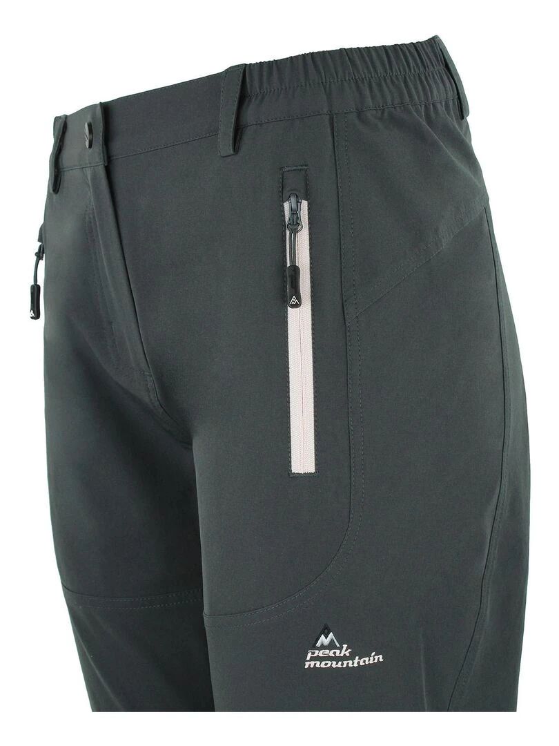 Pantalon de randonnée femme AFFRE   PEAK MOUNTAIN   Gris